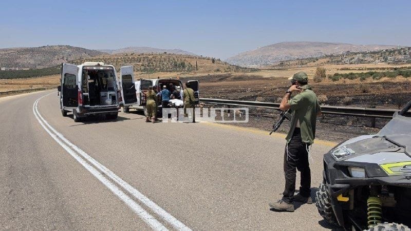  إصابة مستوطن بجروح خطيرة في عملية طعن  قرب مستوطنة "ألون موريه" شرقي نابلس 